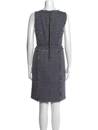 Tory Burch Tweed Pattern Knee-Length Dress