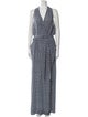Tory Burch Silk Polka Dot Print Jumpsuit