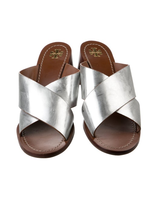 Tory Burch Leather Slides