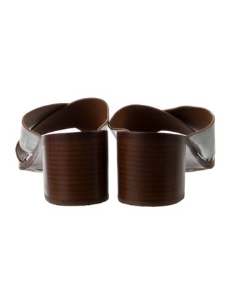 Tory Burch Leather Slides