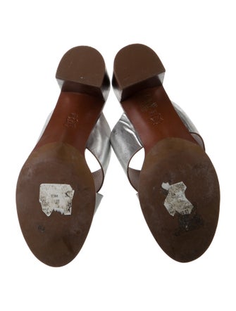 Tory Burch Leather Slides