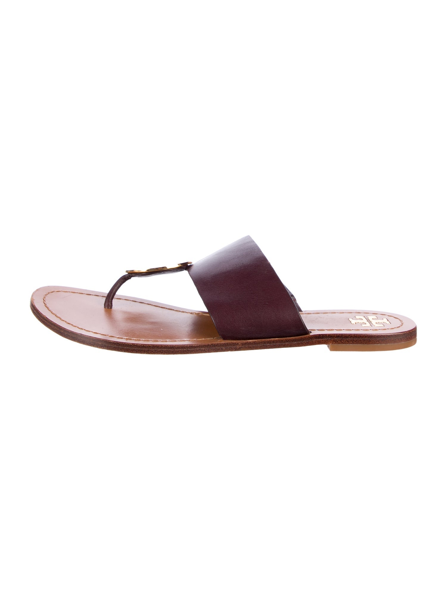 Tory Burch Leather Slides