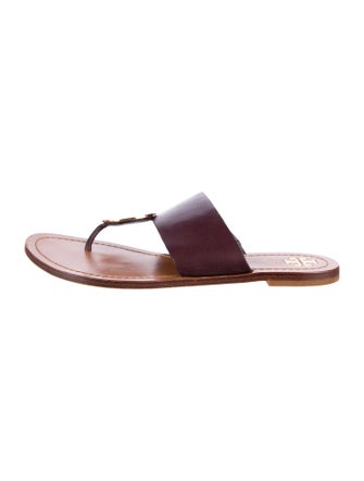 Tory Burch Leather Slides