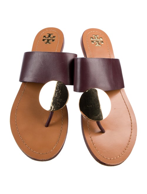 Tory Burch Leather Slides