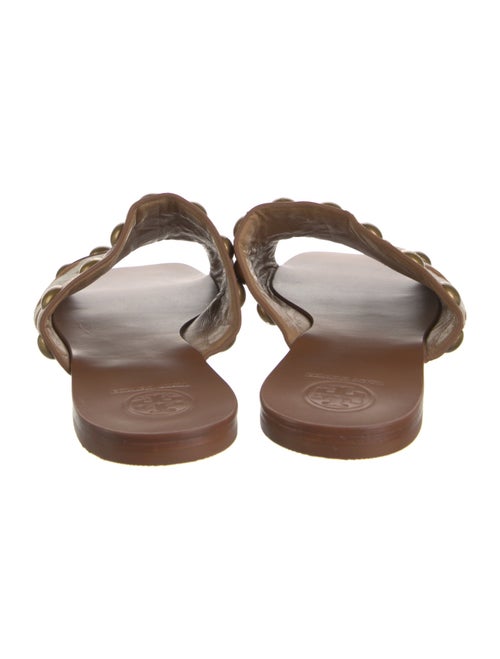 Tory Burch Ponyhair Animal Print Slides