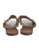 Tory Burch Ponyhair Animal Print Slides