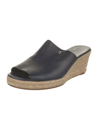 Tory Burch Leather Lasercut Accents Espadrilles