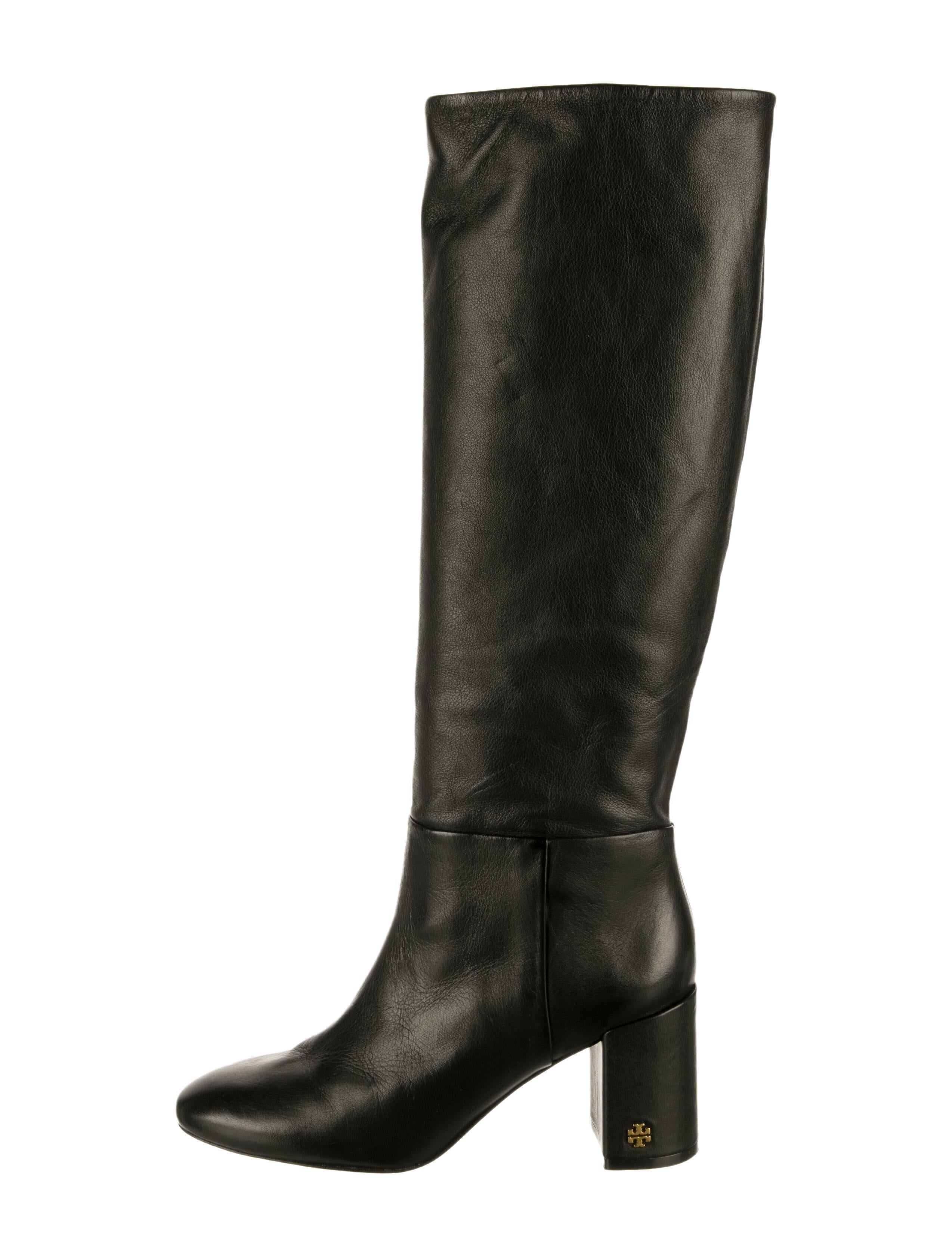 Tory Burch Leather Riding Boots