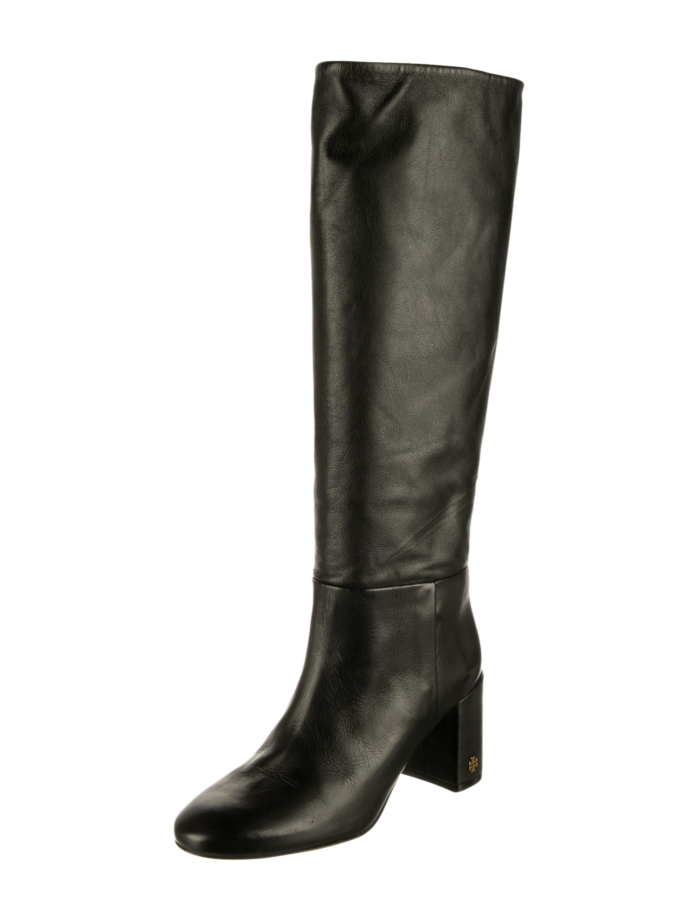 Tory Burch Leather Riding Boots