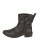Tory Burch Leather Moto Boots