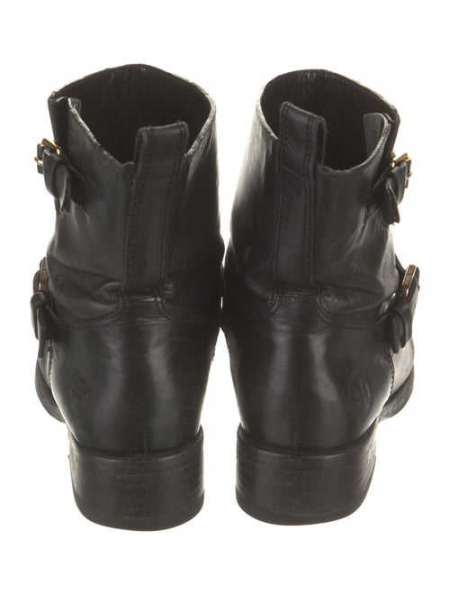 Tory Burch Leather Moto Boots