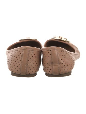 Tory Burch Leather Lasercut Accents Flats