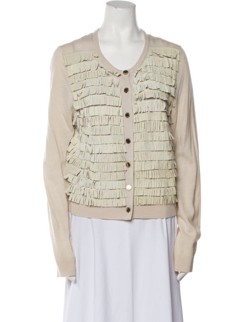 Tory Burch Merino Wool Striped Sweater