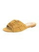 Tory Burch Suede Bow Accents Slides