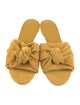 Tory Burch Suede Bow Accents Slides
