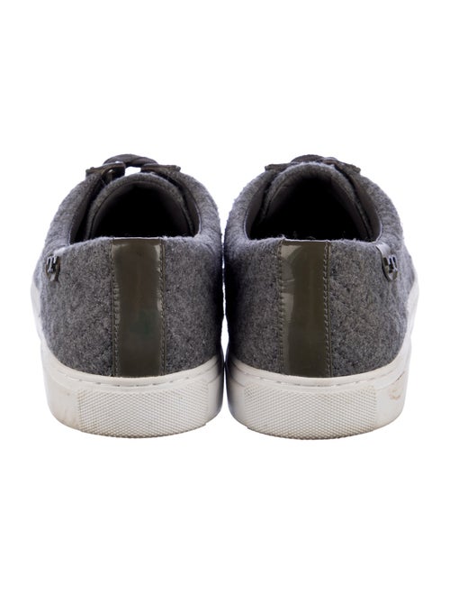 Tory Burch Leather Leather Trim Embellishment Sneakers