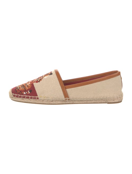 Tory Burch Patterned Embroidered Accent Espadrilles