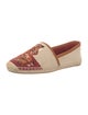 Tory Burch Patterned Embroidered Accent Espadrilles
