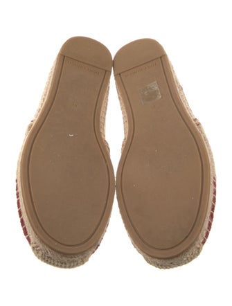 Tory Burch Patterned Embroidered Accent Espadrilles