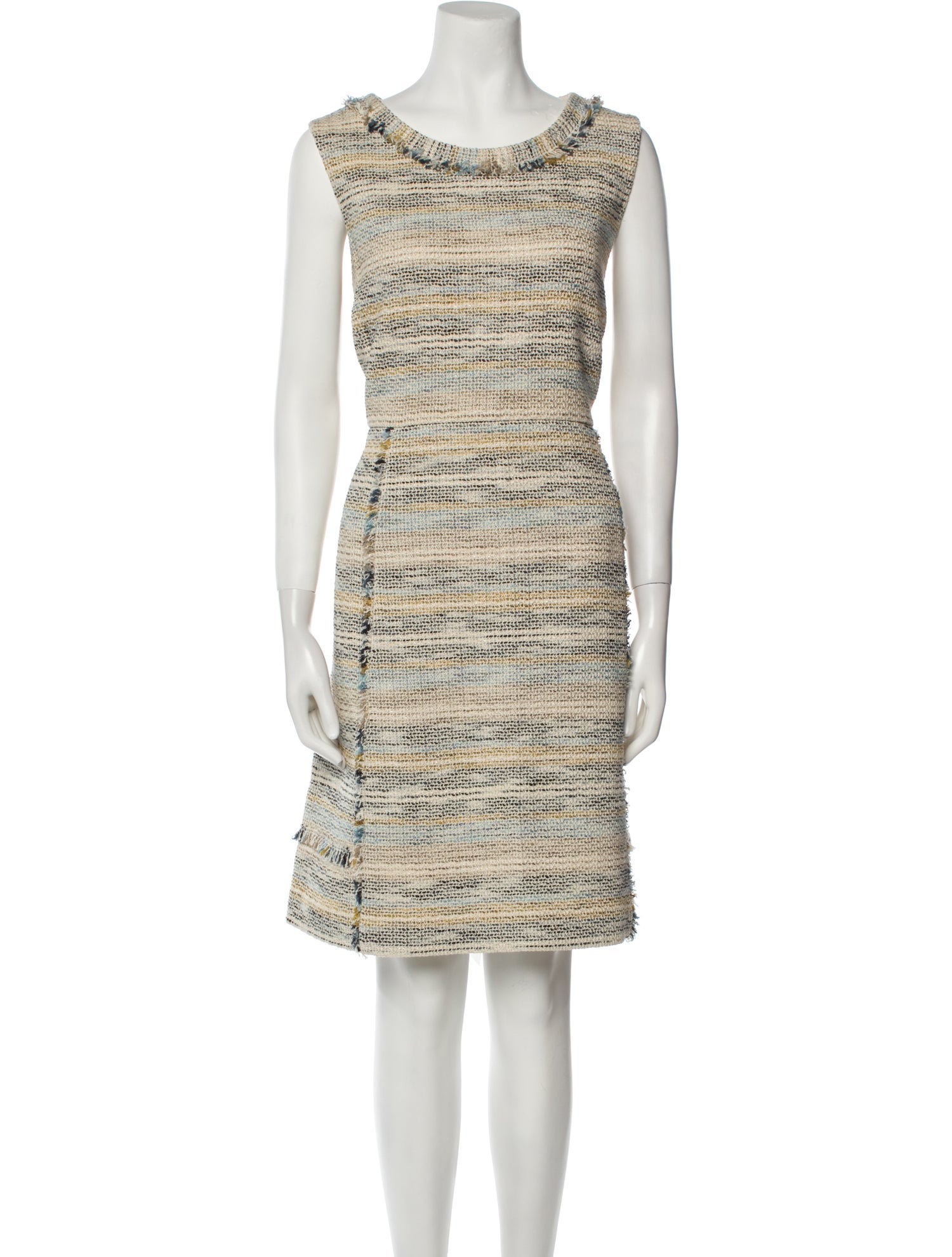 Tory Burch Tweed Pattern Knee-Length Dress