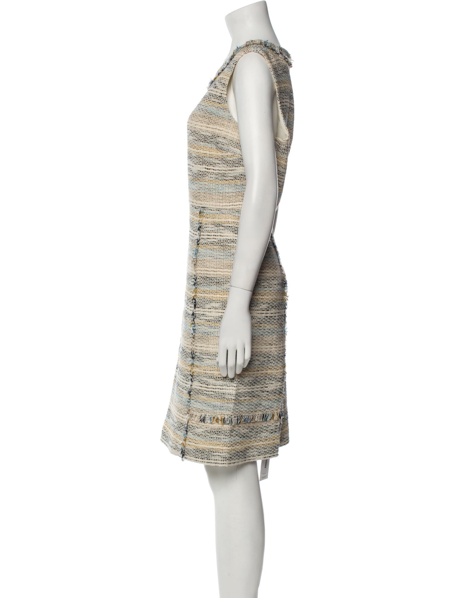 Tory Burch Tweed Pattern Knee-Length Dress