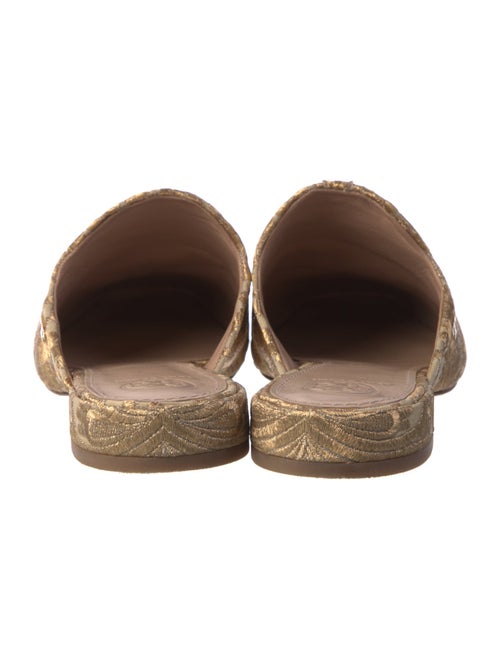 Tory Burch Canvas Printed Mules