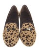 Tory Burch Ponyhair Animal Print Loafers
