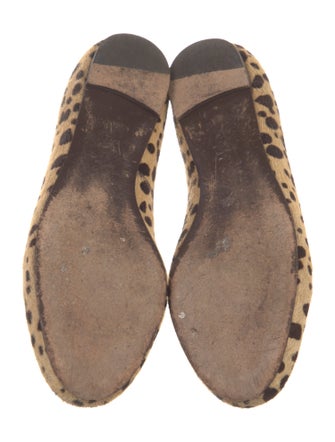 Tory Burch Ponyhair Animal Print Loafers