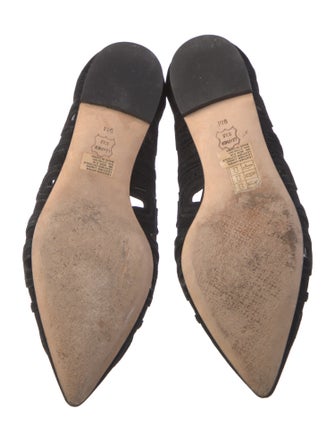 Tory Burch Suede Lasercut Accents Flats