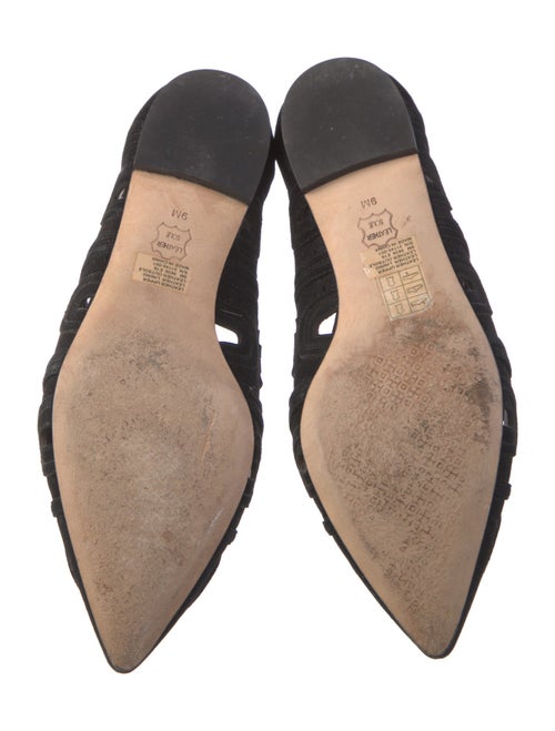 Tory Burch Suede Lasercut Accents Flats