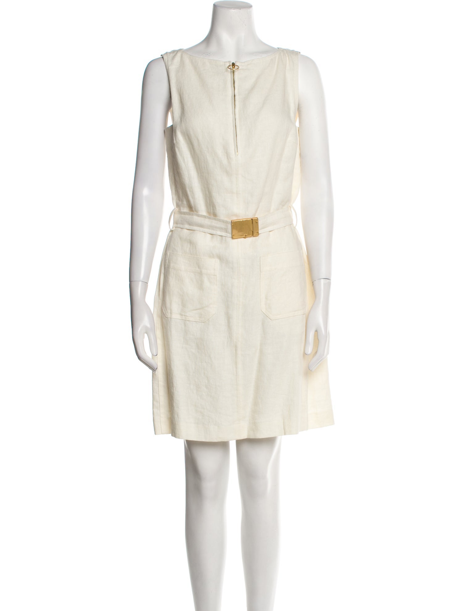 tory burch white embroidered dress Tory Burch Women's Embroidered Smocked Midi Dress - New Ivory main image 0