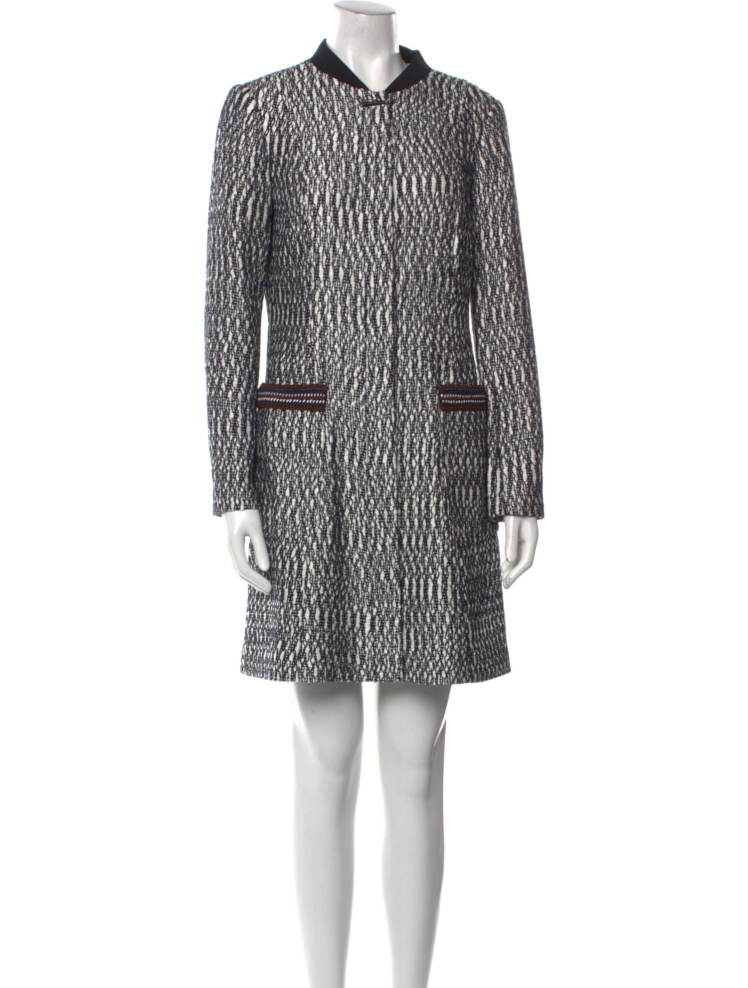 Tory Burch Tweed Pattern Coat