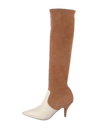Tory Burch Suede Sock Boots