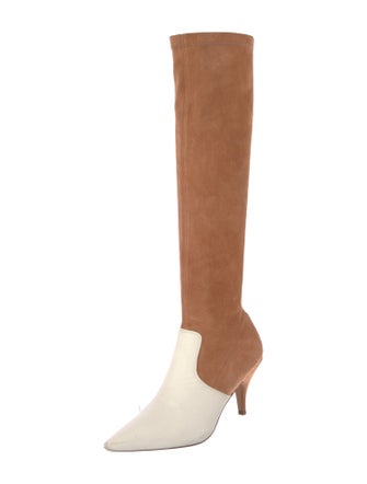 Tory Burch Suede Sock Boots