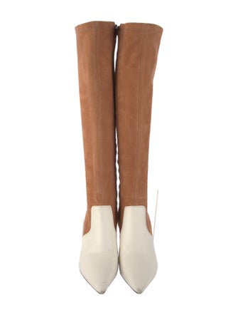 Tory Burch Suede Sock Boots