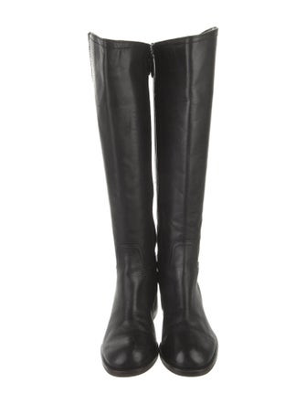 Tory Burch Leather Riding Boots