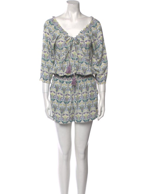 Tory Burch Silk Printed Romper