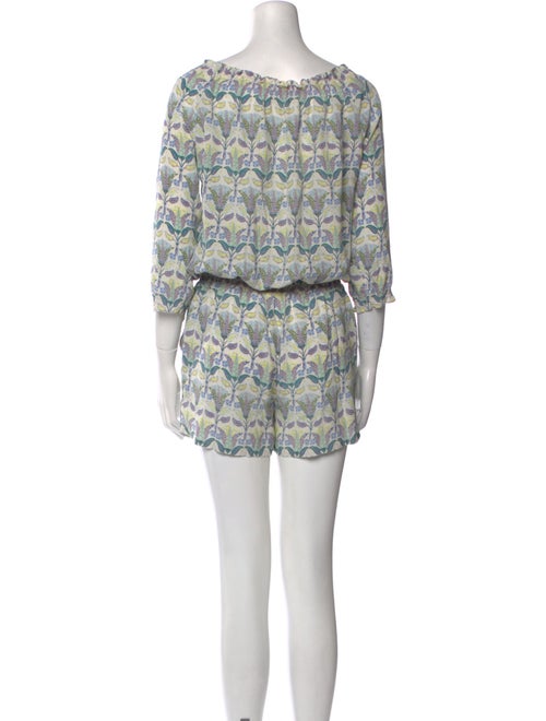 Tory Burch Silk Printed Romper