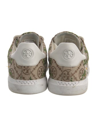 Tory Burch Canvas Floral Print Sneakers
