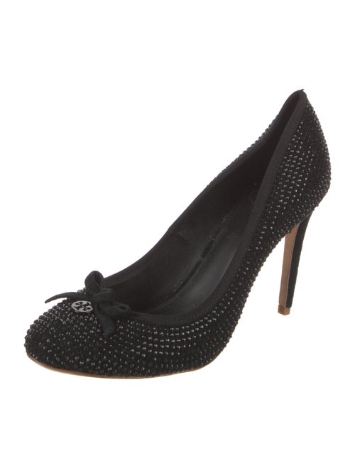 Tory Burch Crystal Crystal Embellishments Pumps