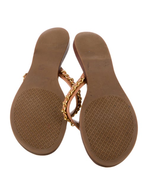 Tory Burch Leather Slides