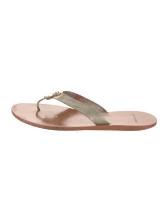 Tory Burch Leather Slides