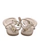 Tory Burch Leather T-Strap Sandals