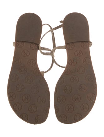 Tory Burch Leather T-Strap Sandals
