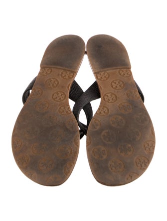 Tory Burch Leather Slides