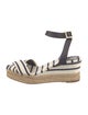 Tory Burch Canvas Printed Espadrilles