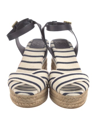 Tory Burch Canvas Printed Espadrilles