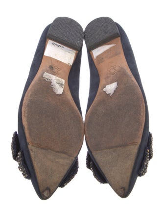 Tory Burch Suede Bow Accents Flats