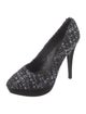 Tory Burch Tweed Tweed Pattern Pumps