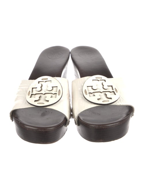 Tory Burch Patent Leather Studded Accents Slides